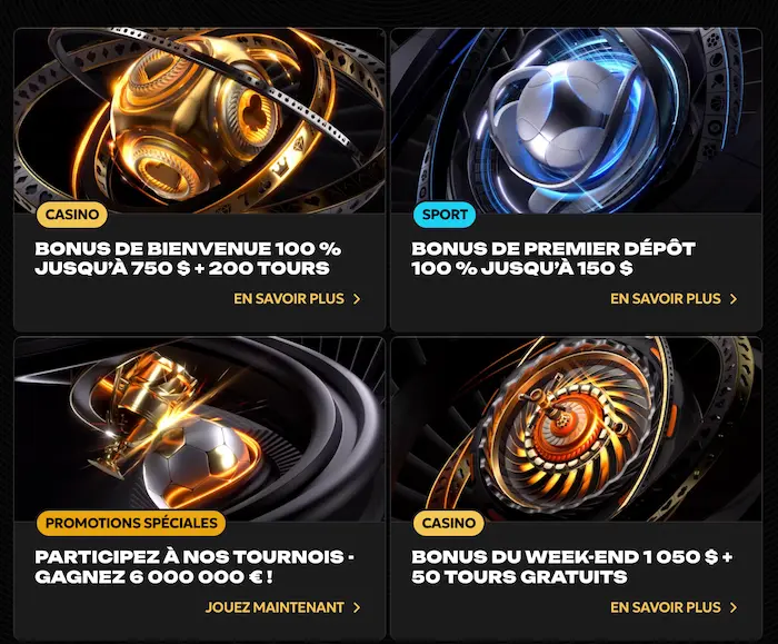SPINSY CASINO Bonus boni